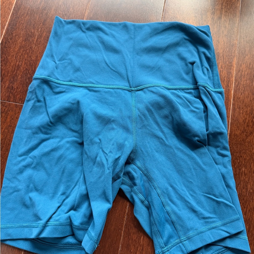 lululemon athletica Teal Bike Shorts